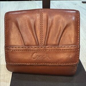 Vintage Coach Soho Brown Leather Wallet